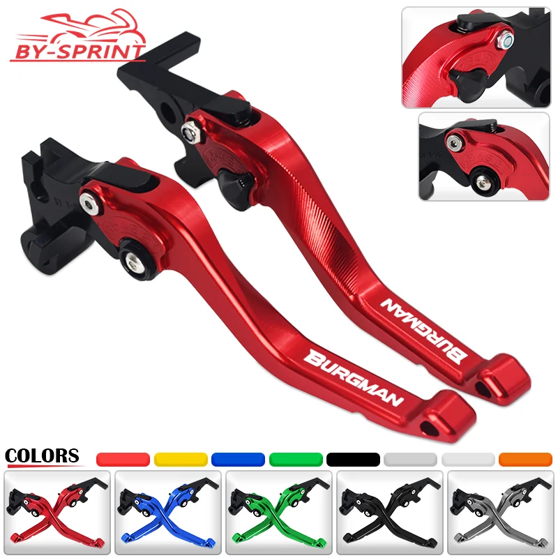 Accessori Moto Per Burgman 400 Burgman 400 1999-2019 Cnc Leva Frizione Freno Corto Manubrio Frizione Freno Regolabile
