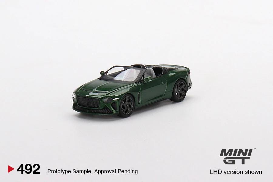Minigt 1:64 Bentley Mulliner Bacalar Scarab Green Lhd Mgt00492-Ch Modello Di Auto Modello Giocattolo Ragazzo