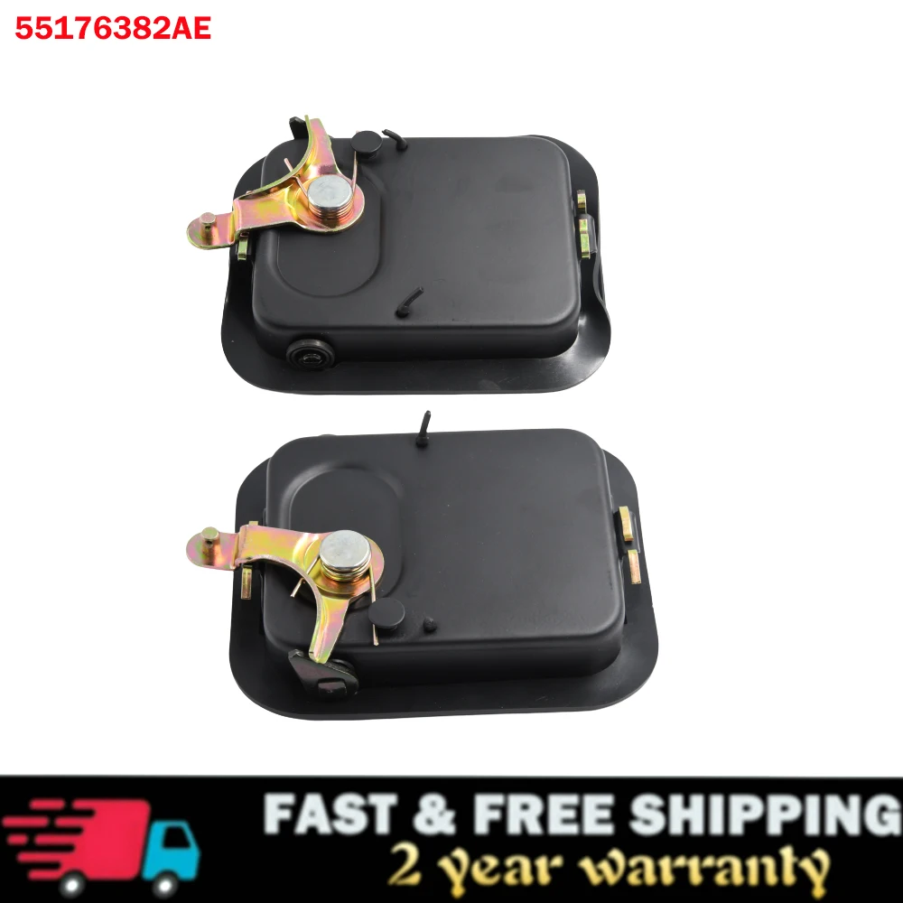 Car Interior And Exterior Door Handle Kit Front Lh And Rh Side 55176383Ae 55176382Ae For Jeep Wrangler