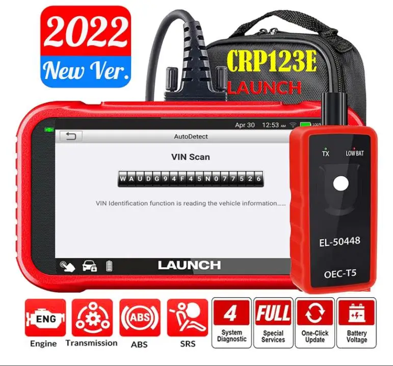 2022 Launch X431 Crp123E Obd2 Strumenti Diagnostici Auto Obd Engine Obd2 Machine Vehicle Coder Reader Scanner Per Auto Aggiornamento Gratuito