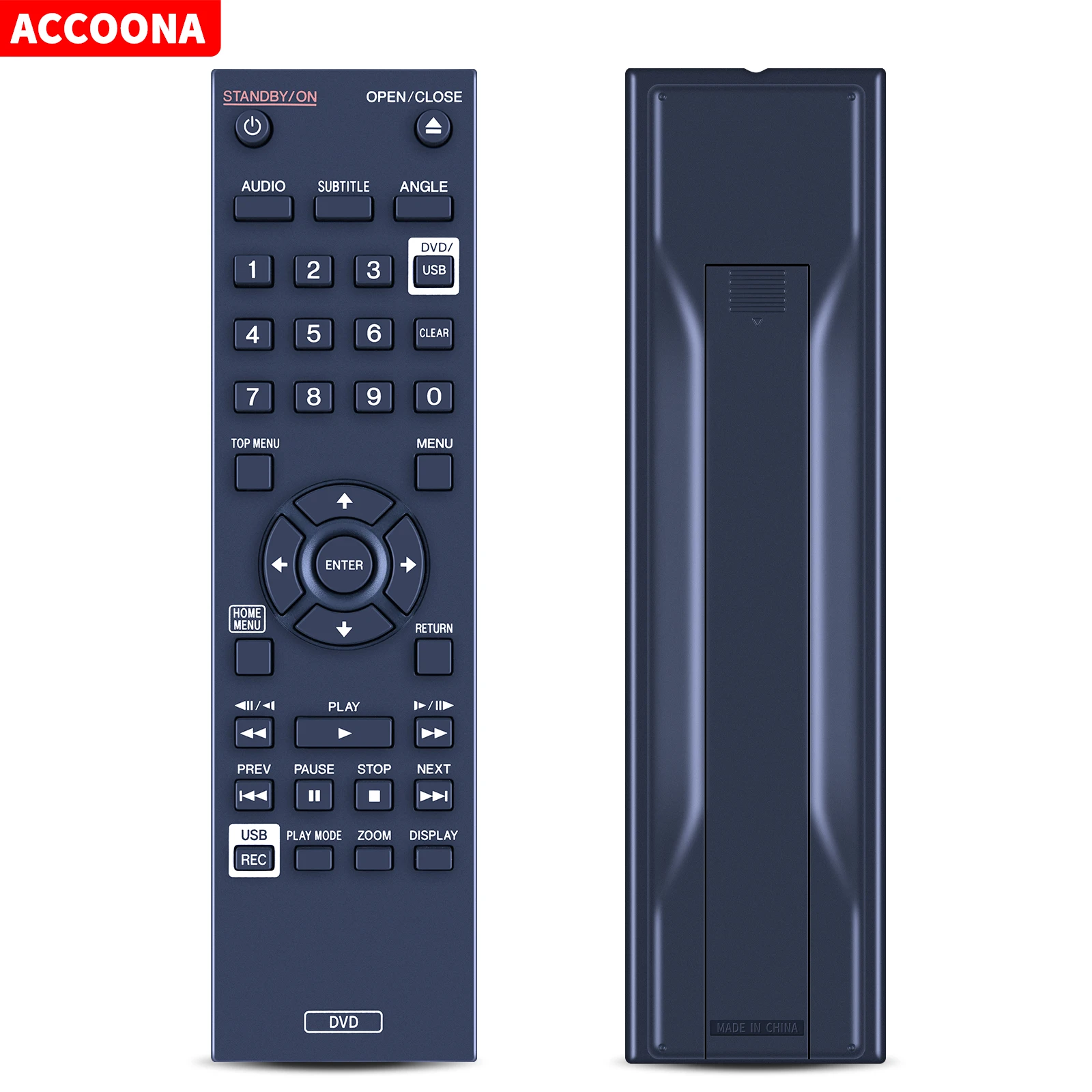 Telecomando Sostitutivo Per Pioneer Dvd076E0Pp131, Dvd/Bd