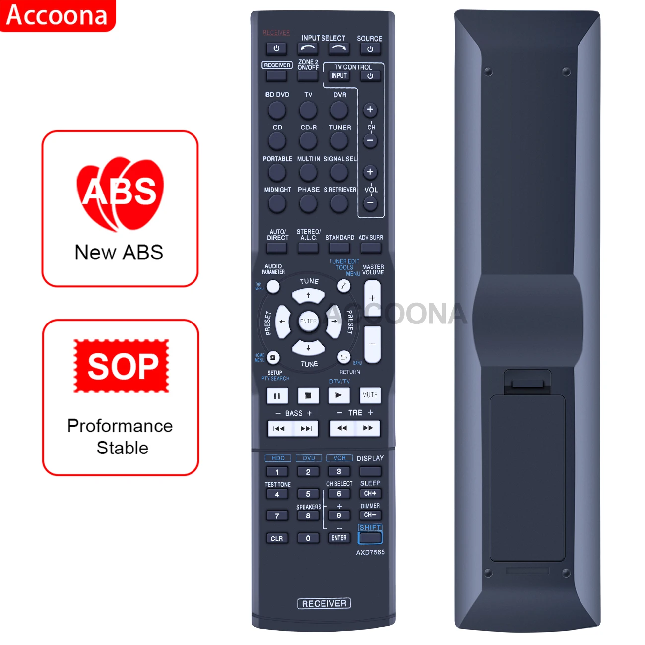 Telecomando Axd7565 Per Ricevitore Av Pioneer Vsx-520 Vsx-40 Vsx-917V-S Vsx-819H