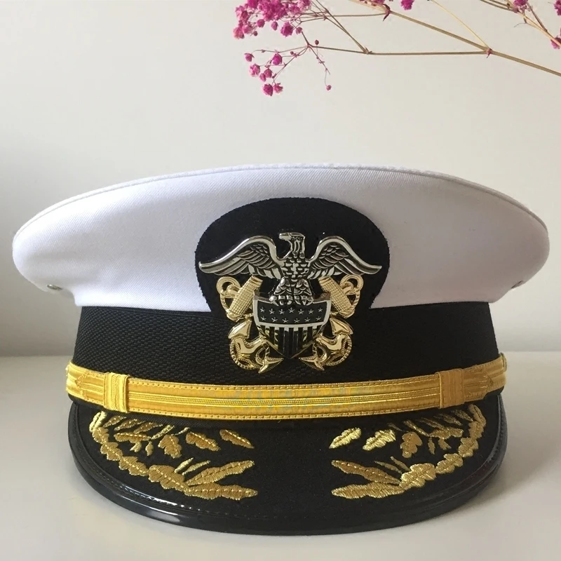 Designer Brand Men'S Navy Big Cap Military Performance Hat Four Seasons Gorras Para Hombres 3300. 0 Casquette Homme Spedizione Gratuita