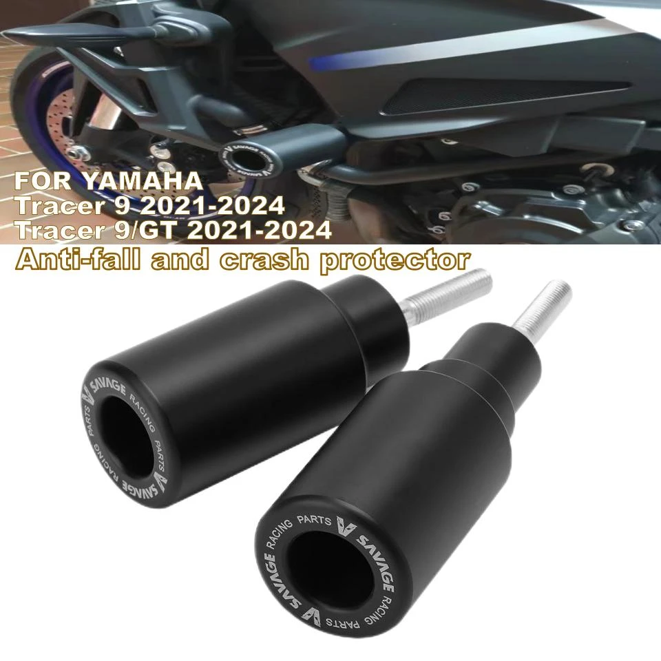 9/Gt Anti Drop Bar Per Yamaha Tracer 9/Gt 2021-2024 Staffa Moto Anti Drop Protezione In Gomma Anti Drop Ball Protection Bar