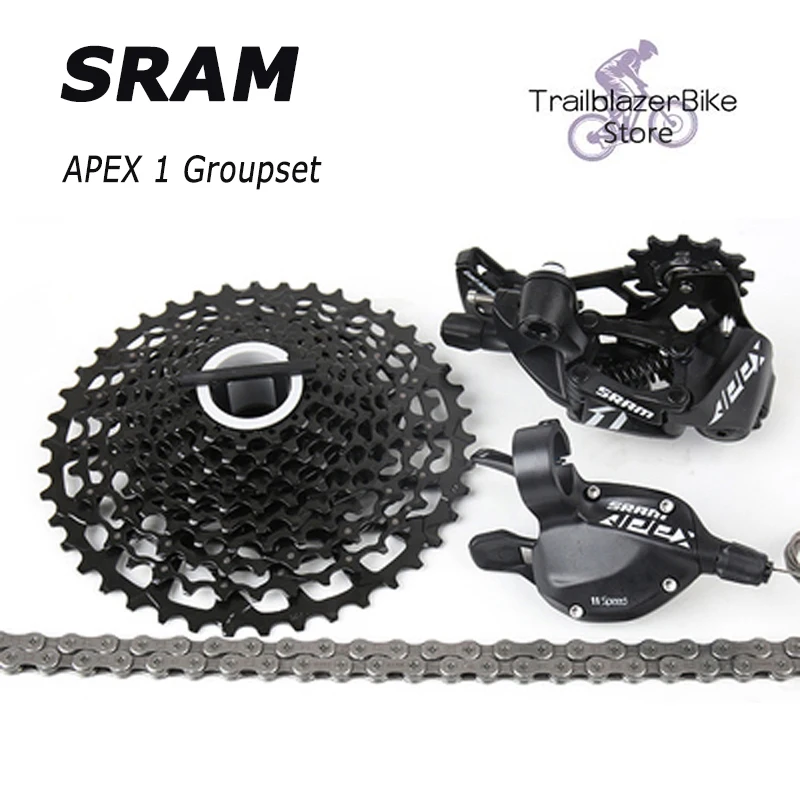 Sram Apex 1 Gruppo A 11 Velocità Cambio Deragliatore Posteriore Pg-1130 Cassetta 11-42T Pc-1110 Catena Bici Da Strada