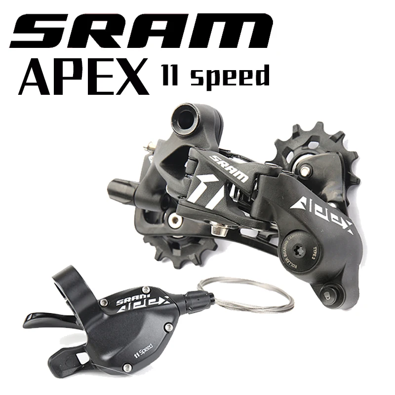 Sram Apex 1 11 Speed Road Bike Groupset Trigger Shifter E Kit Deragliatore Posteriore Gabbia Lunga Per Barra Piatta Stradale