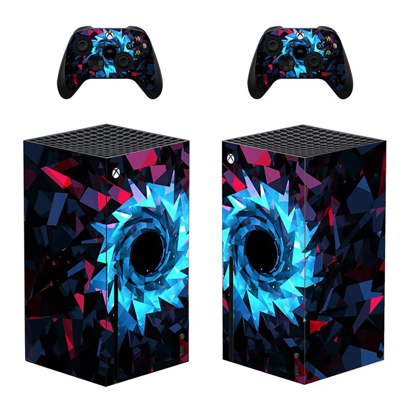 Skin Sticker Vinyl Per Xbox Series X New Custom Design Skin Sticker Decal Cover Per Console Xbox Series X E 2 Controller