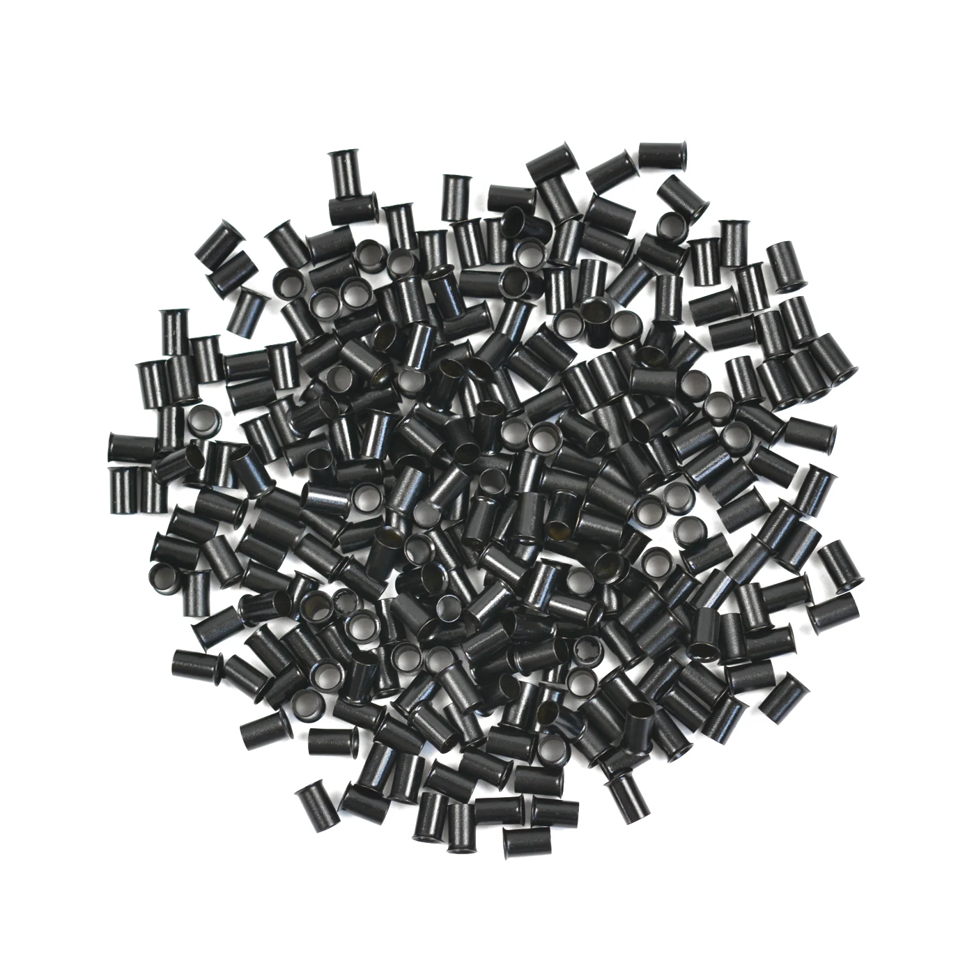 3.4Mm 500 Pezzi Euro Lock Svasato Svasato Micro Rame Tubo Anelli Perline Collegamenti Per Le Estensioni Dei Capelli I-Tip