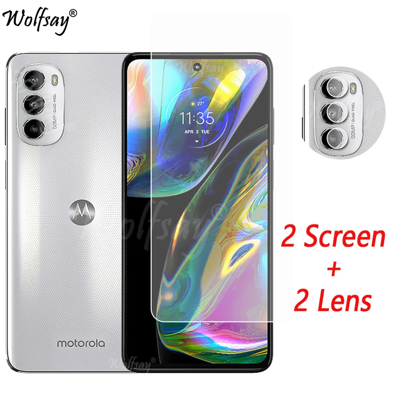 Protezione Dell'Obiettivo Della Fotocamera Per Motorola Moto G82 Protezione Dello Schermo In Vetro Temperato Per Motorola Moto G82 Vetro Per Moto G82 