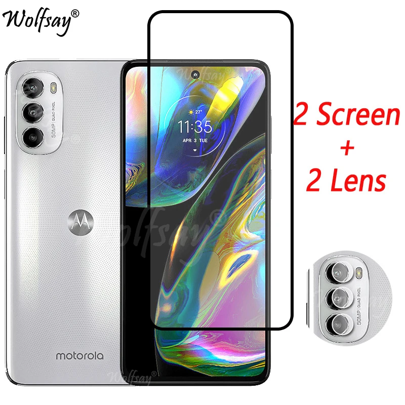 Vetro Temperato A Copertura Totale Per Motorola Moto G82 Pellicola Salvaschermo Per Motorola Moto G82 Vetro Per Fotocamera Per Moto G82 Vetro 6.6 Poll