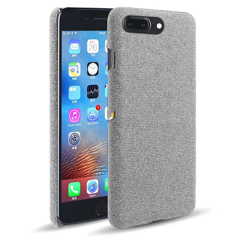 Custodie In Tessuto Per Iphone 8 Plus 7 7G 8 G 7Plus 8 Plus 7 + Cover Rigida In Tessuto Retrò Sottile Per Iphone 7 8 Iphone7 Coque Funda