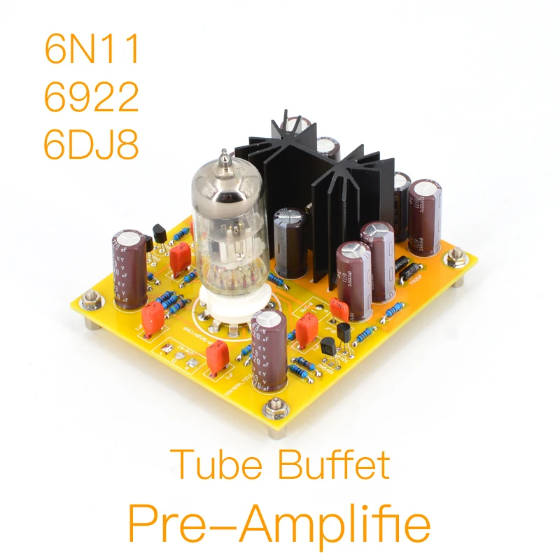 Mofi-6N11/6922/6Dj8-Tube Buffer Pre-Amplificatore-Kit Fai Da Te