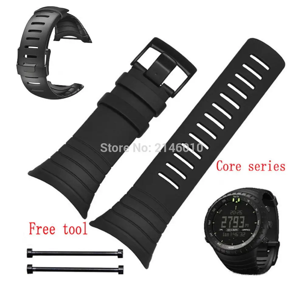 Cinturino Cinturino Di Ricambio In Gomma Per Suunto Core Ss014993000 T1 T1 T1C T3 T3C T3D T4C T4D Ss012801000 Ss012804000