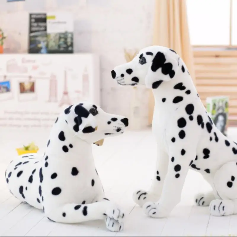 Realistico Peluche Gigante Dalmata Animali Di Peluche Cane Giocattoli Di Peluche Regalo Per Bambini