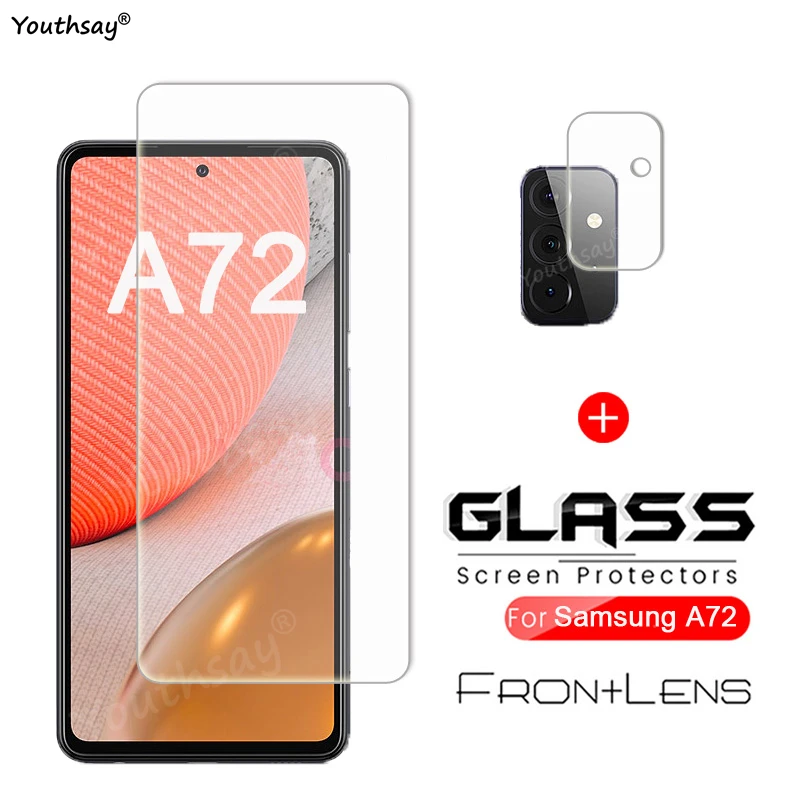 Per Samsung Galaxy A72 Vetro Per Samsung Galaxy A72 A52 A32 A12 Pellicola Proteggi Schermo In Vetro Temperato Per Samsung A72 Vetro