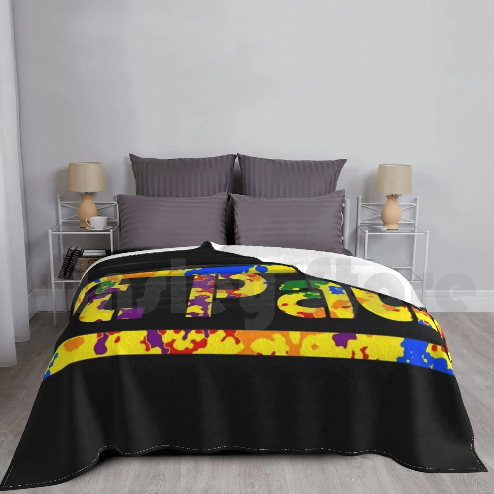 St. Flecktarn Colored-Hamburg Regenbogen Hh Coperta Fashion Custom Flecktarn Colorful Herberttrasse Hamburg