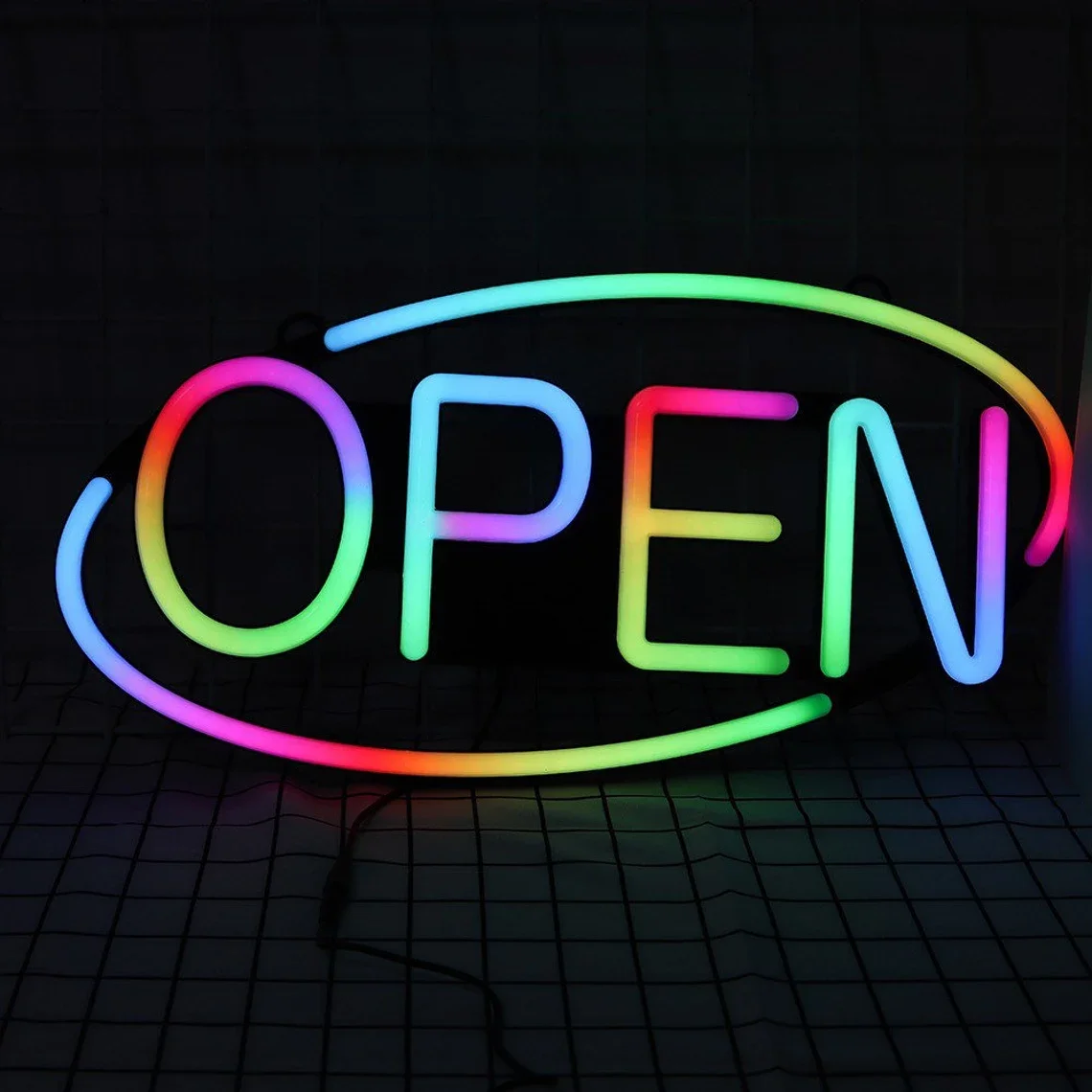 Insegne Aperte Insegne Al Neon Aperte A Led Personalizzate 24 Ore Negozio Insegne Al Neon Insegne Al Neon Artistiche Decorazioni Per Feste Insegne Per