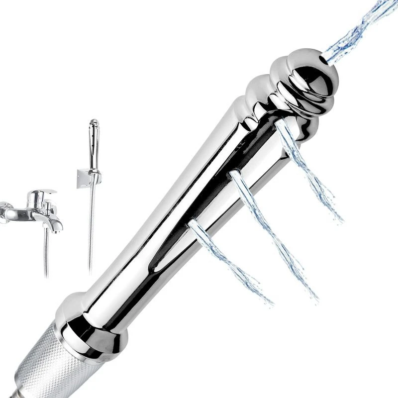 In Acciaio Inox Metallo Dilatatore Pulitore Bidet Rubinetti Precipitoso Clistere Soffione Doccia Bidet Rubinetto Per Pulizia Anale Butt Plugs Tap