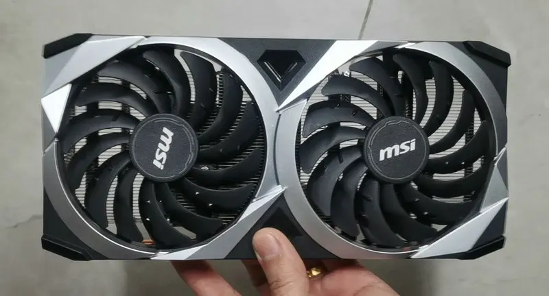 Originale Il Dispositivo Di Raffreddamento Per La Scheda Video Grafica Msi Rx6600Xt Rx6650Xt