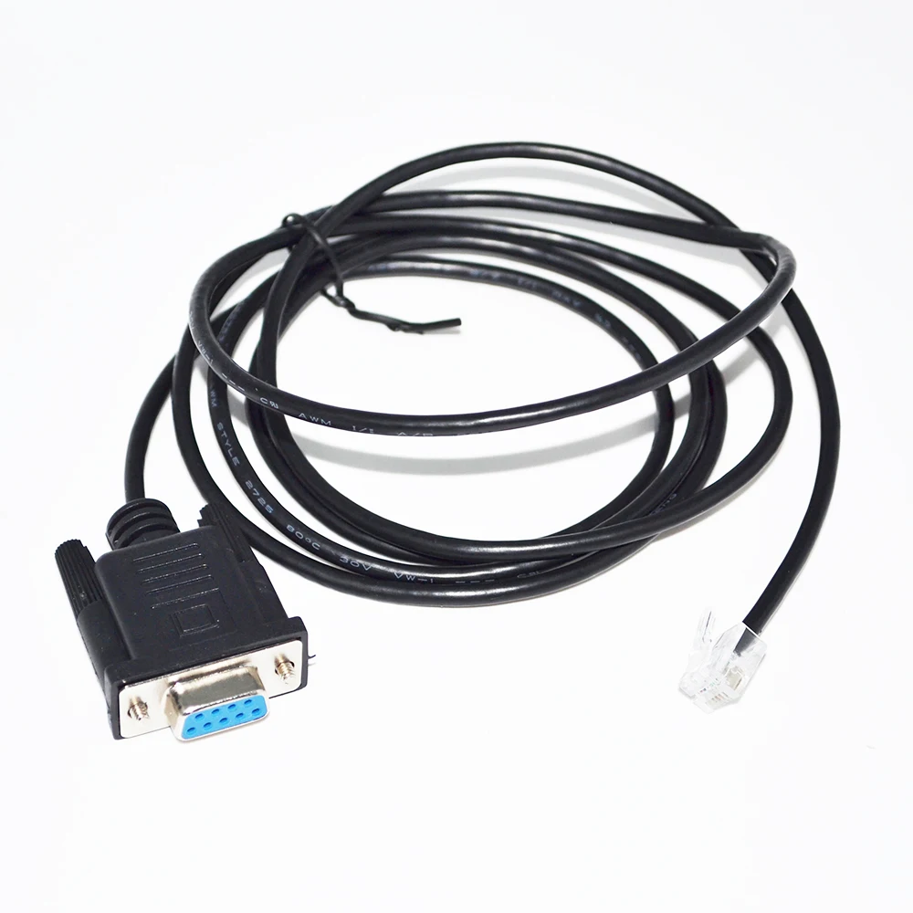 Rs232 Db9 D-Sub 9Pin Per Rj11 Rj12 6P4C Adattatore Di Comunicazione Seriale Cavo Di Console Per Leadshine Azionamento Passo Cl42 Cl86 Cl86H