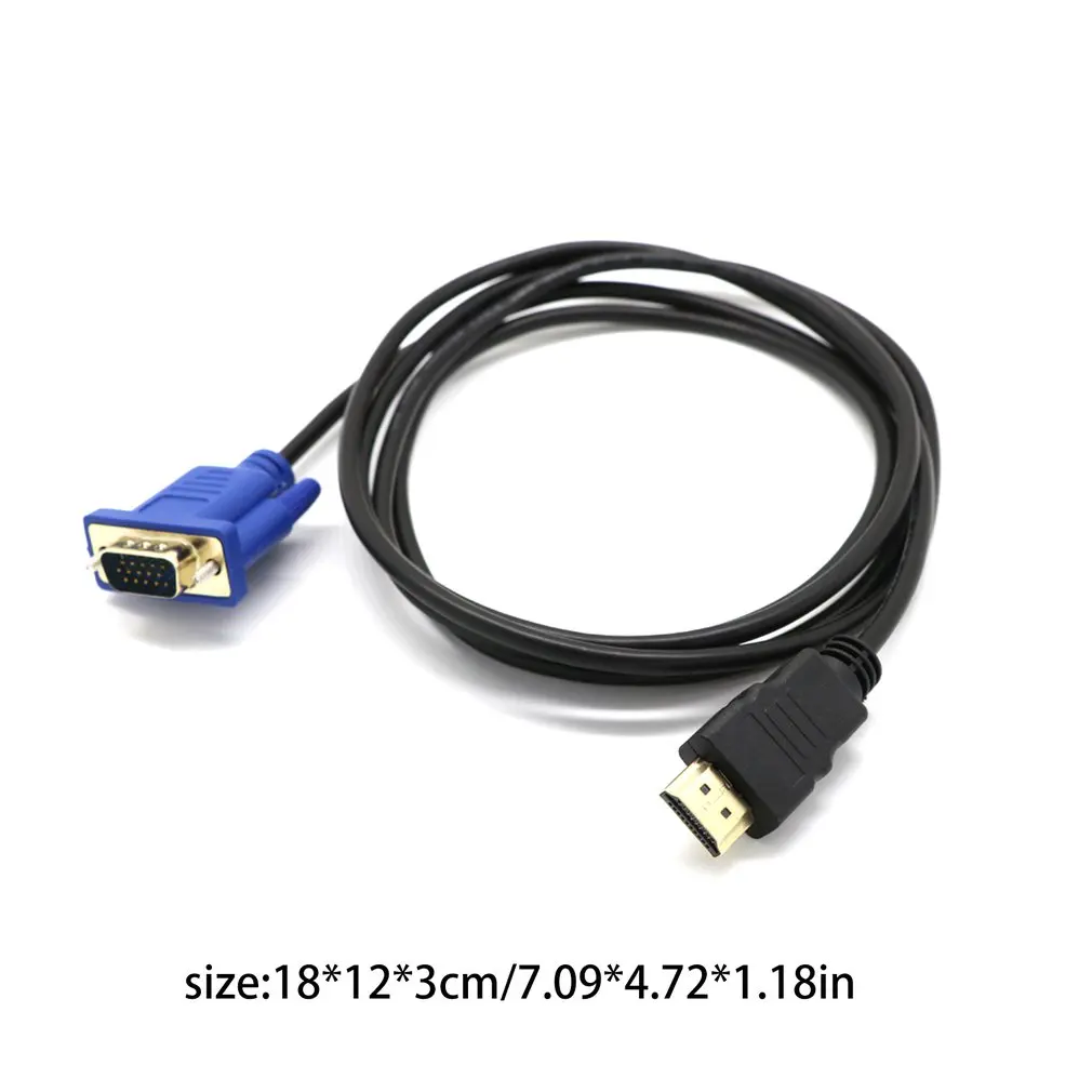 1M Hdmi-Compatibile Con Vga D-Sub Video Maschio Ad Ter Cavo Cavo Per Tv Pc Computer Durevole Video Ad Ter Cavo