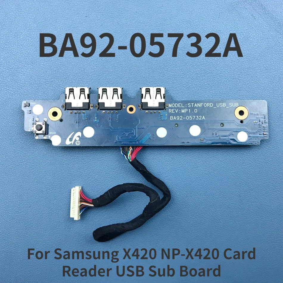 (Smontato E Usato) Per Samsung X420 Np-X420 Lettore Di Schede Usb Sub Board Ba92-05732A