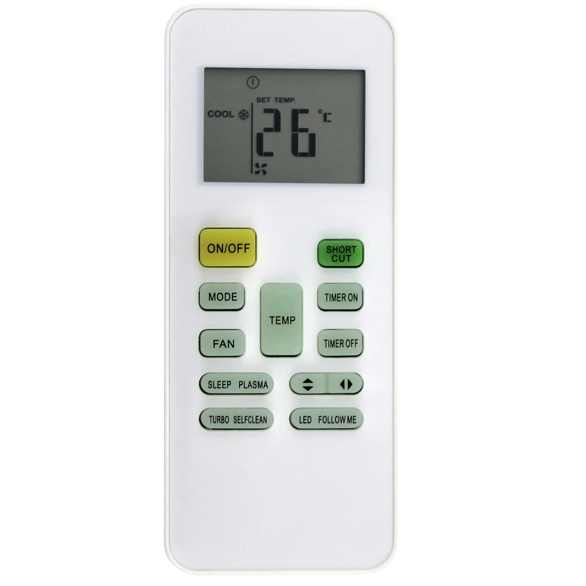 Sostituisci Il Telecomando Rg52A8/Bgef Per Il Condizionatore D'Aria Portatile E Split Luminoso Midea Sub Rg52A2/Bgef