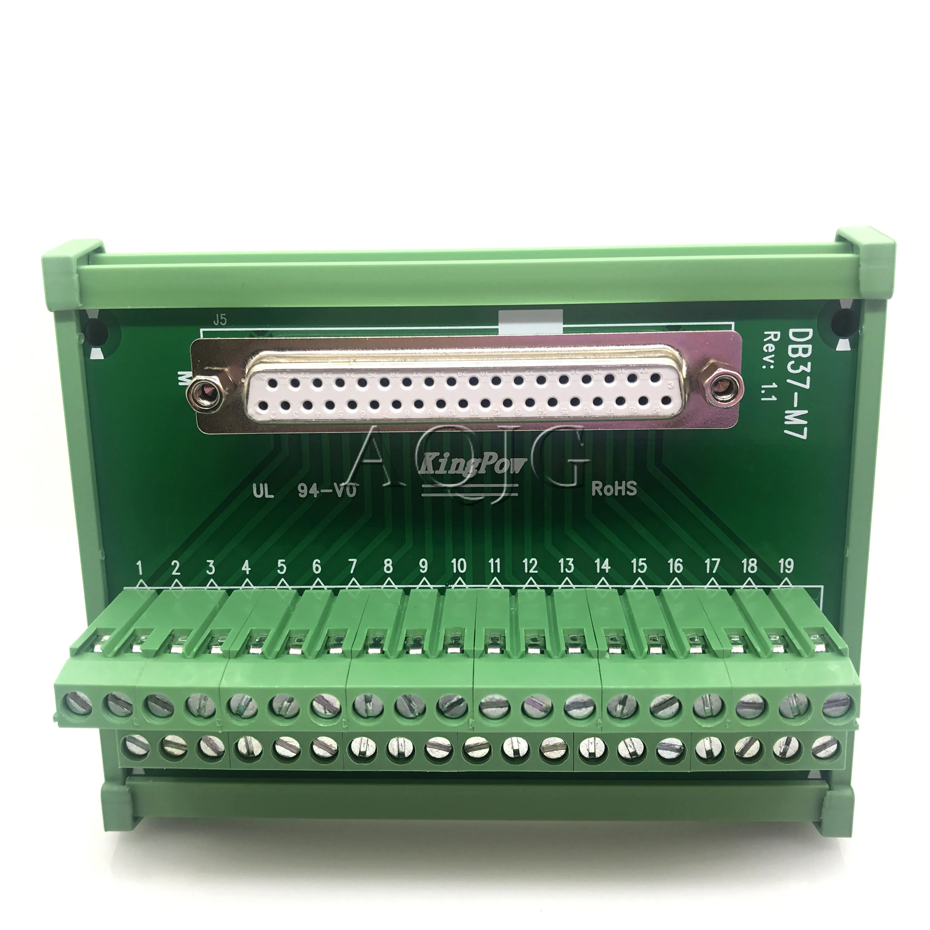 Db37 37 Pin D-Sub Dr-37 Maschile Femminile Segnali Terminale Pcb Breakout Modulo Connettore Scatola Di