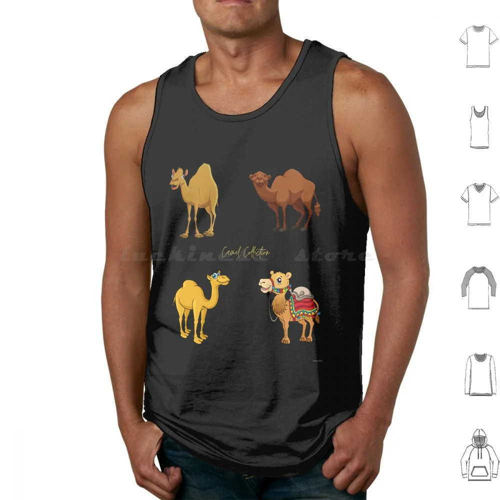 Of The World-Animated Sticker Estuary Tank Tops Print Cotton Pride Estuary Estuary Colorful Animated Desert Funny