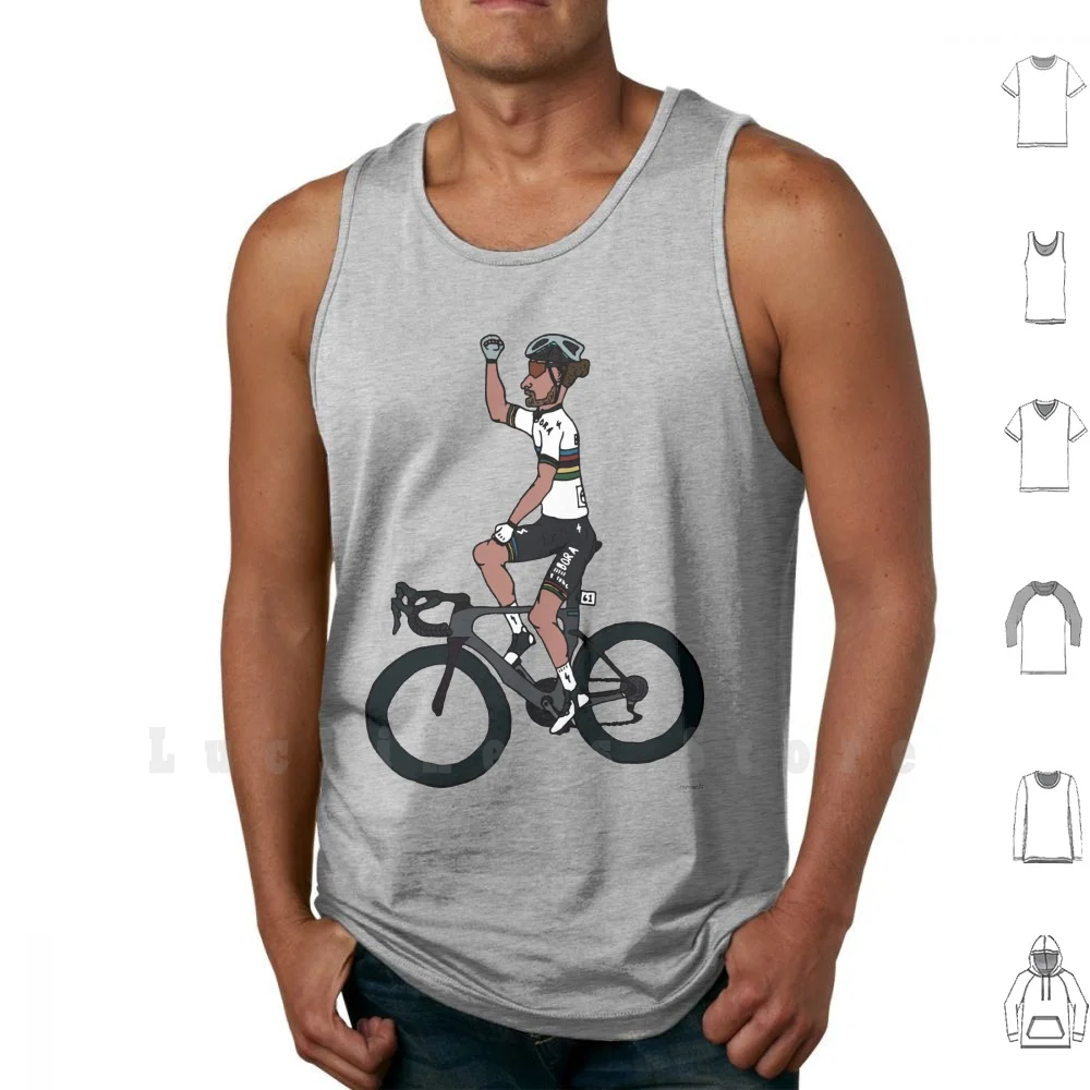 Sagan Canotte Gilet Senza Maniche Professionale Strada Mountain Bike Ciclista World Champ Hansgrohe Uci Kuurne Bruxelles