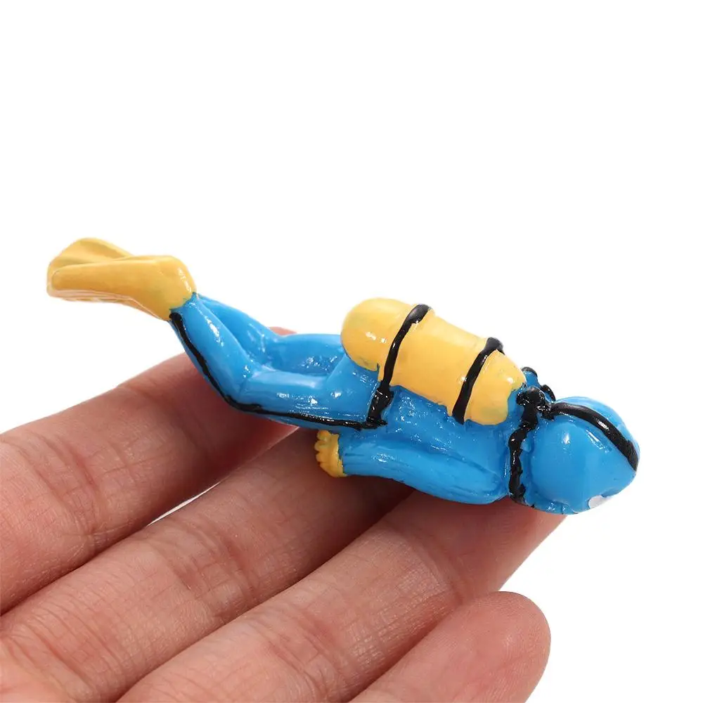 World Toy Oceans Decoration Fish Tank Decor Sea Explorer Divers Figurine Modello 3D Micro Landscape Action Figures