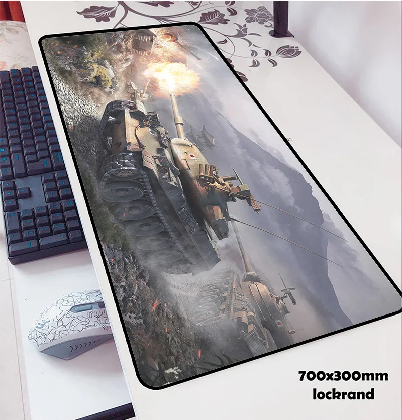 World Of Tanks Mouse Pad 70X30Cm Pad Per Mouse Del Computer Popolare Mousepad Gaming Mousepad Gamer Per Locrkand Tappetino Per Il Mouse Del Computer P