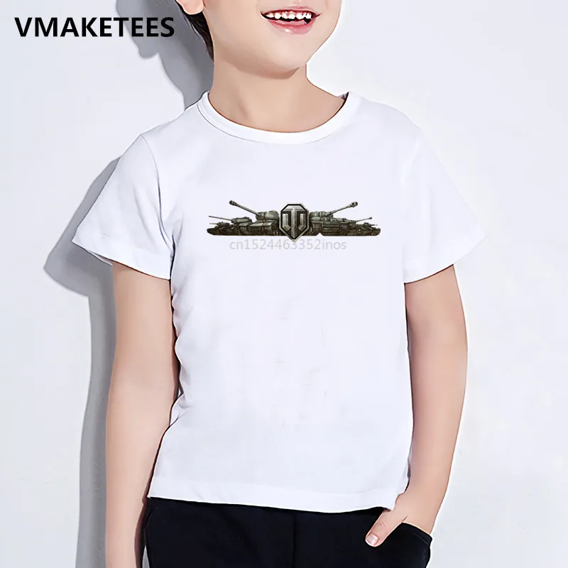 Maglietta Estiva Per Bambini Manica Corta Per Ragazze E Ragazzi Maglietta Per Bambini Army World Of Tanks Maglietta Con Stampa Wot Vestiti Casual Dive