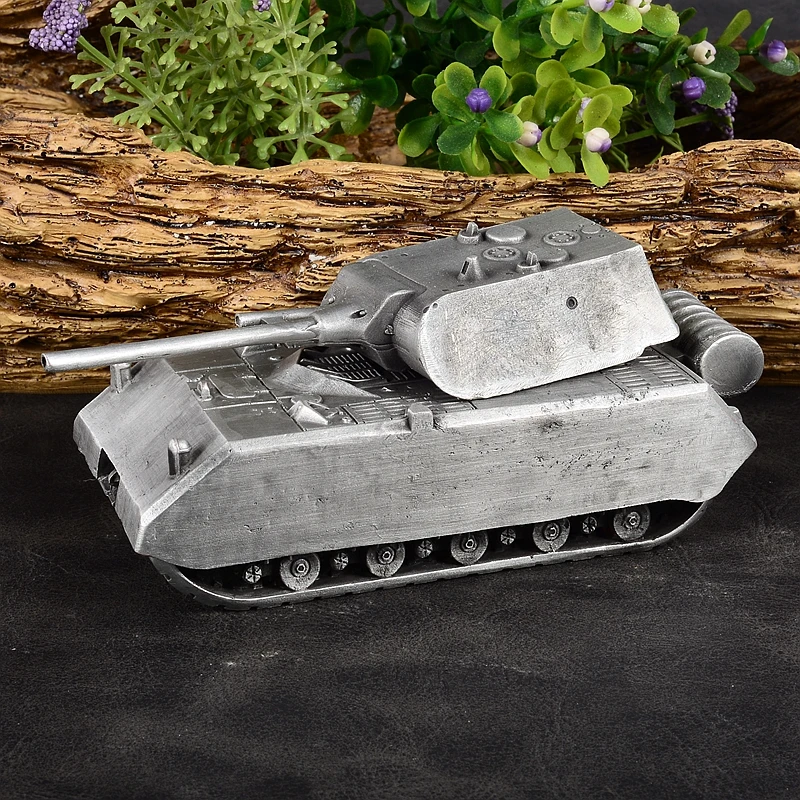 World War Ii Panzer Tedesco Viii Maus Super Heavy Tank All Metal Finito Model Ornaments Ornamenti Per La Casa Dell'Automobile