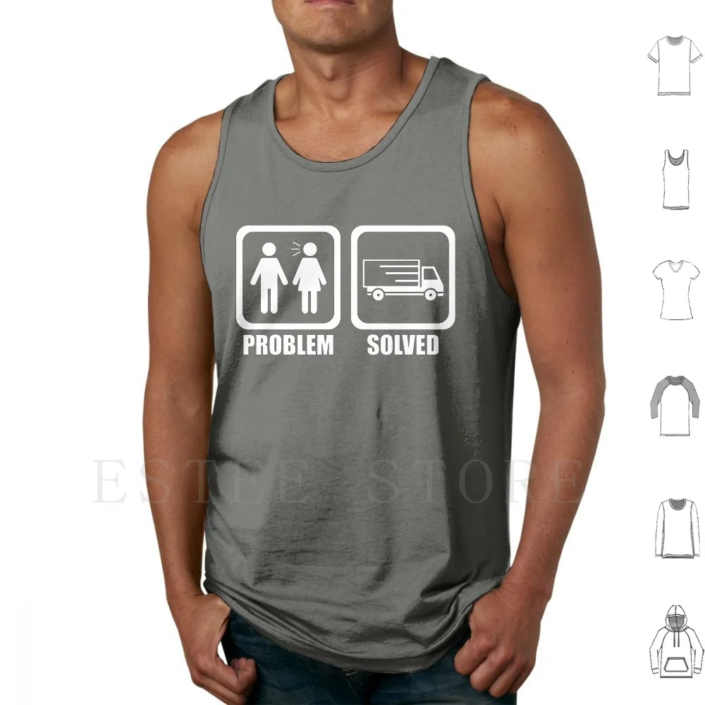 Trucker-Problema Risolto Canotte Gilet Senza Maniche Trucker Trucker Trucker Cap Trucker Caps Trucker Public Trucker World Van