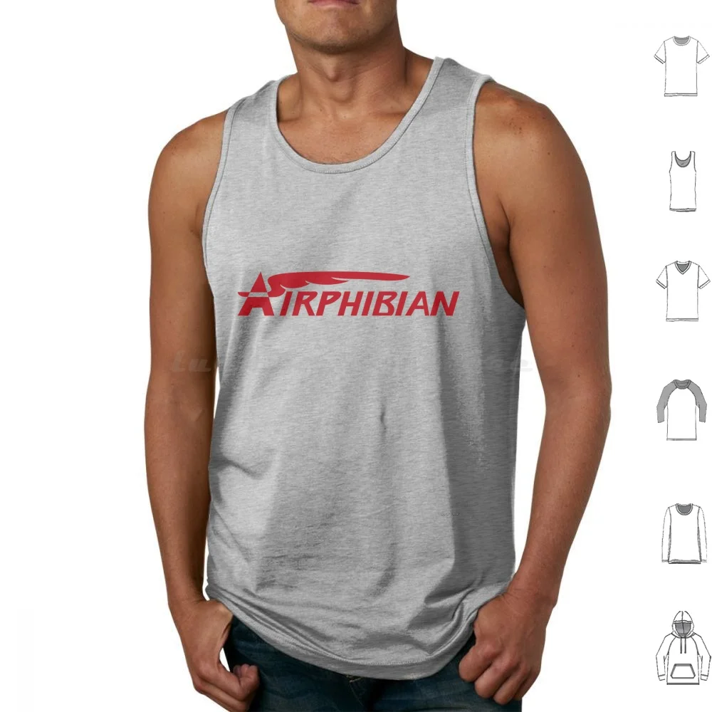 Fulton Airphibian Logo Canotte Gilet Senza Maniche Corsair Fighter Plane World War Ii Due Warbird Coreano Retro Steam Bomber