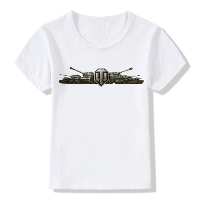 Ragazzi E Ragazze Stampa Army World Of Tanks Wot T-Shirt Bambini Manica Corta Moda T Shirt Bambini Top Tee Vestiti Per Bambini, Hkp133