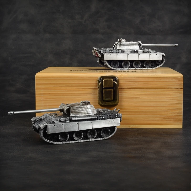 Lega World War Ii German Leopard G Tank 1:72 All Metal Finished Model Ornaments