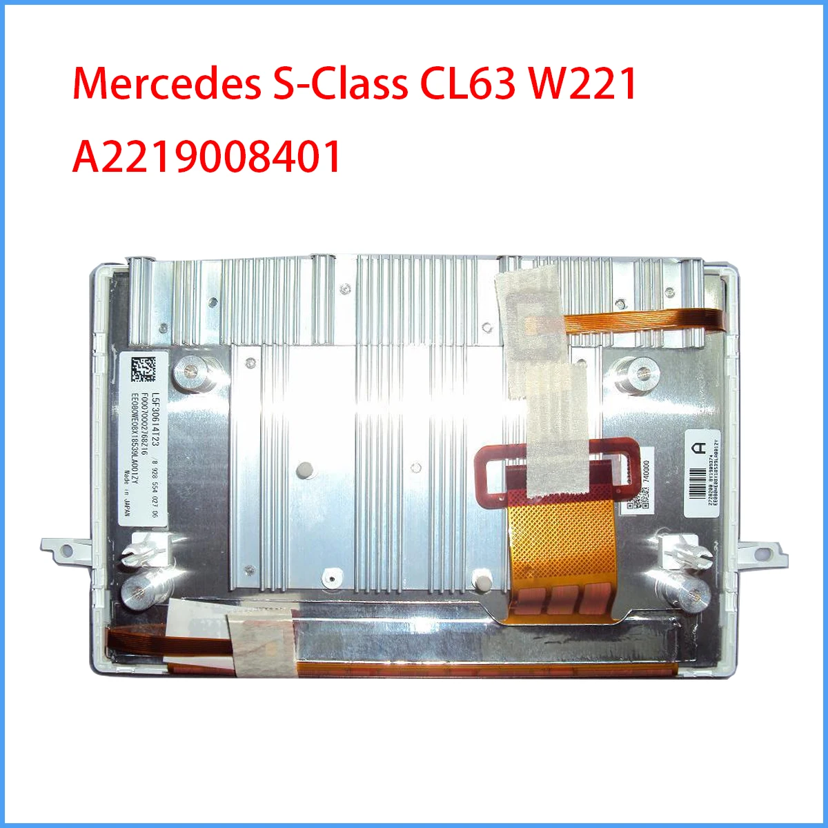 Display Lcd Per Cruscotto Per Mercedes Classe S Cl63 W221 Navigation Radio Navigation (2006-2013)