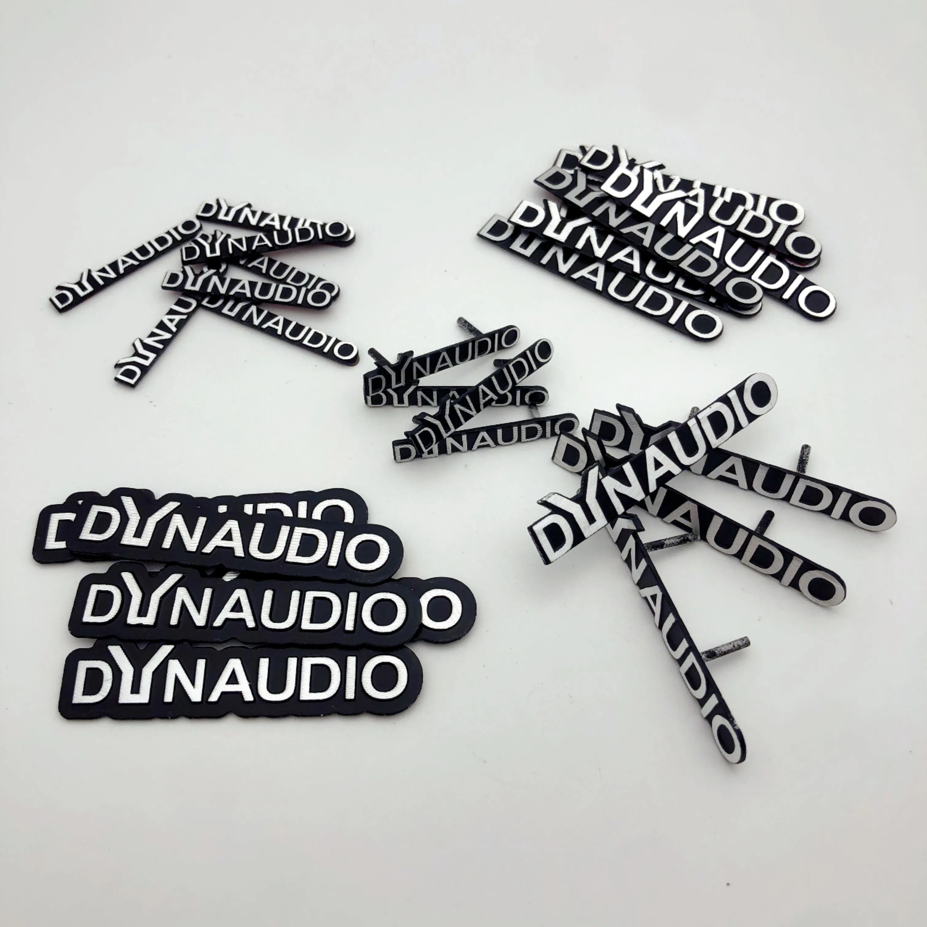 5Pcs 10Pcs Dynaudio Car Hi-Fi Speaker Audio Speaker Badge Stereo Emblem Sticker Car Styling Decoration
