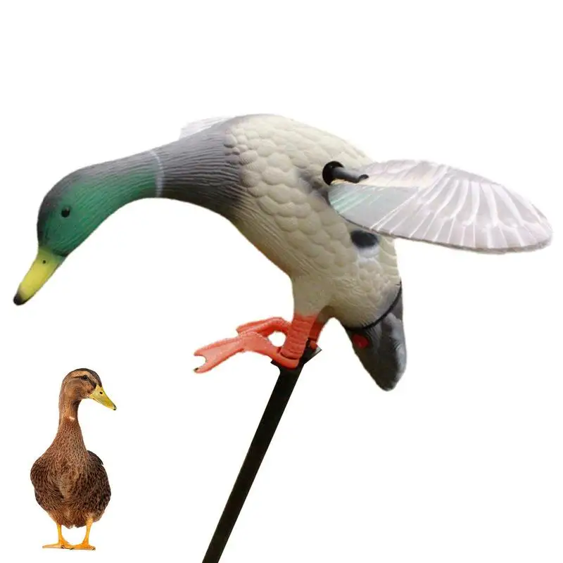 Motion Duck Decoys Flessibile Duck Decoy Spinning Wing Remote Controller Electric Duck Decoy Alimentato A Batteria Per La Caccia Alle Anatre