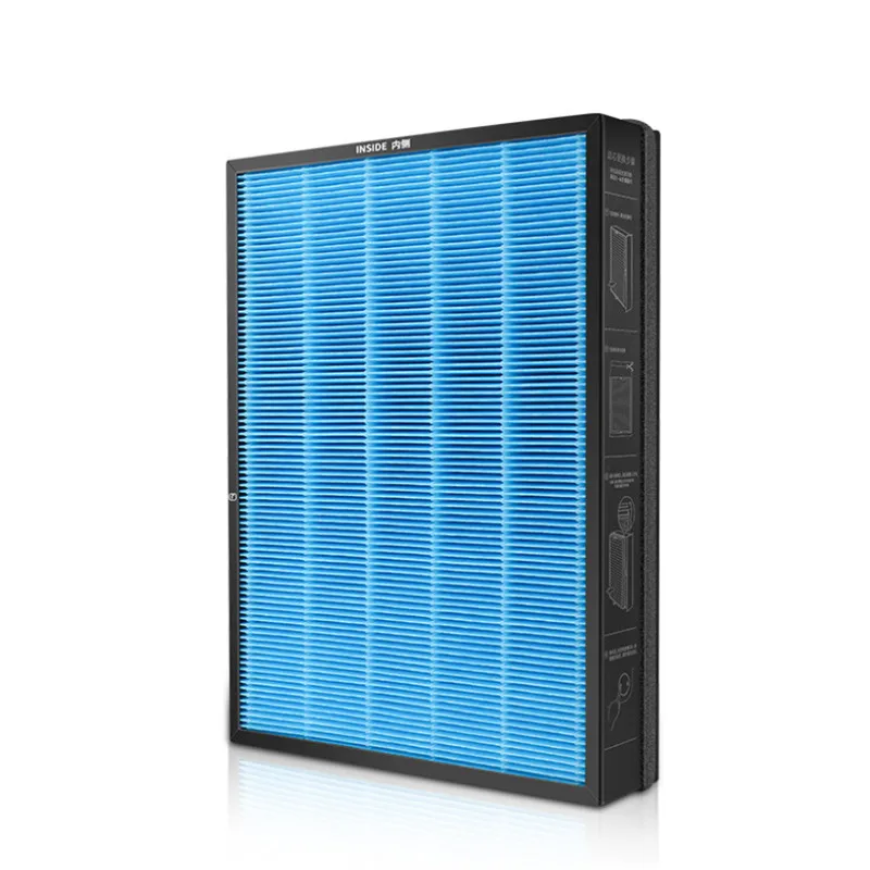 Elemento Filtrante Deodorante A Carbone Attivo Con Filtro Composito A Rete Filtrante Per Xiaomi Smartmi Replace Sostituire 391Mm * 297Mm * 70Mm