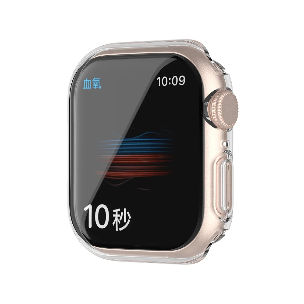 Custodia Protettiva Per Apple Watch Series 7 41Mm 45Mm Custodia Protettiva Per Paraurti In Tpu Morbido Per Accessori Iwatch Series 7