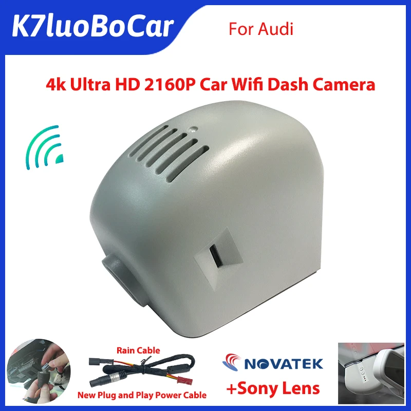 2160P Car Dvr Wifi Dash Cam Car Dvr Camera Per Audi Per Audi A1 A3 A4 A5 A6 A7 A8 Q3 A5 Q7 Tt Rs3 Rs4 Rs5 Rs6 Rs7 S8 2002-2019