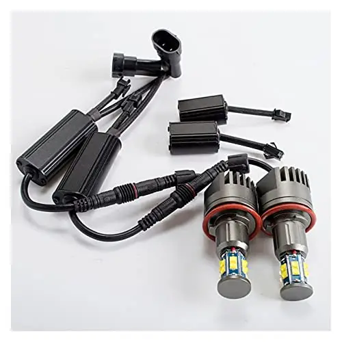 2 * 120W 240W H8 Angel Eyes Led 4800Lm White 7000K For E90 For E92 For X5 For E71 For X6 For E82 For M3 For E60 For E70