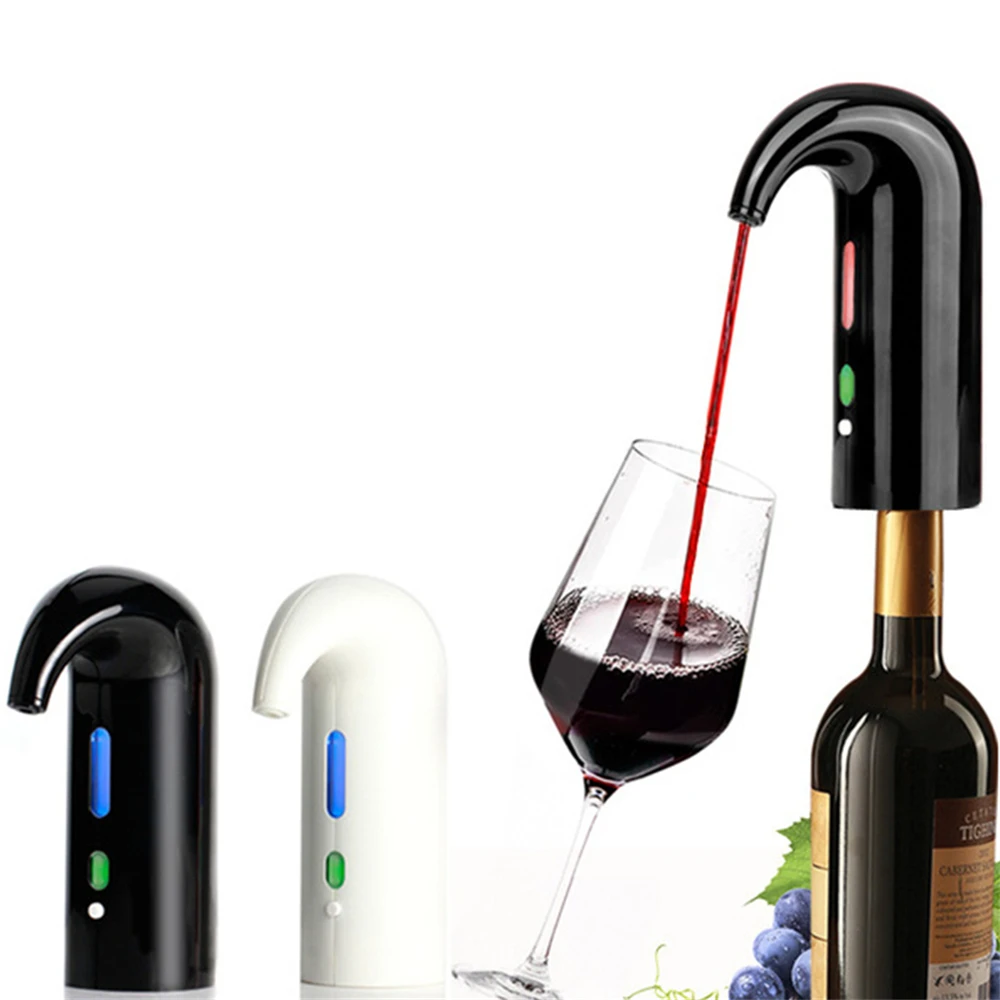 Usb Charge Auto Wine Aerator Decanter Dispenser Portatile Elettrico Decanter Per Vino Aeratore Automatico Versatore Per Vino Rosso Decanter Bar Tools
