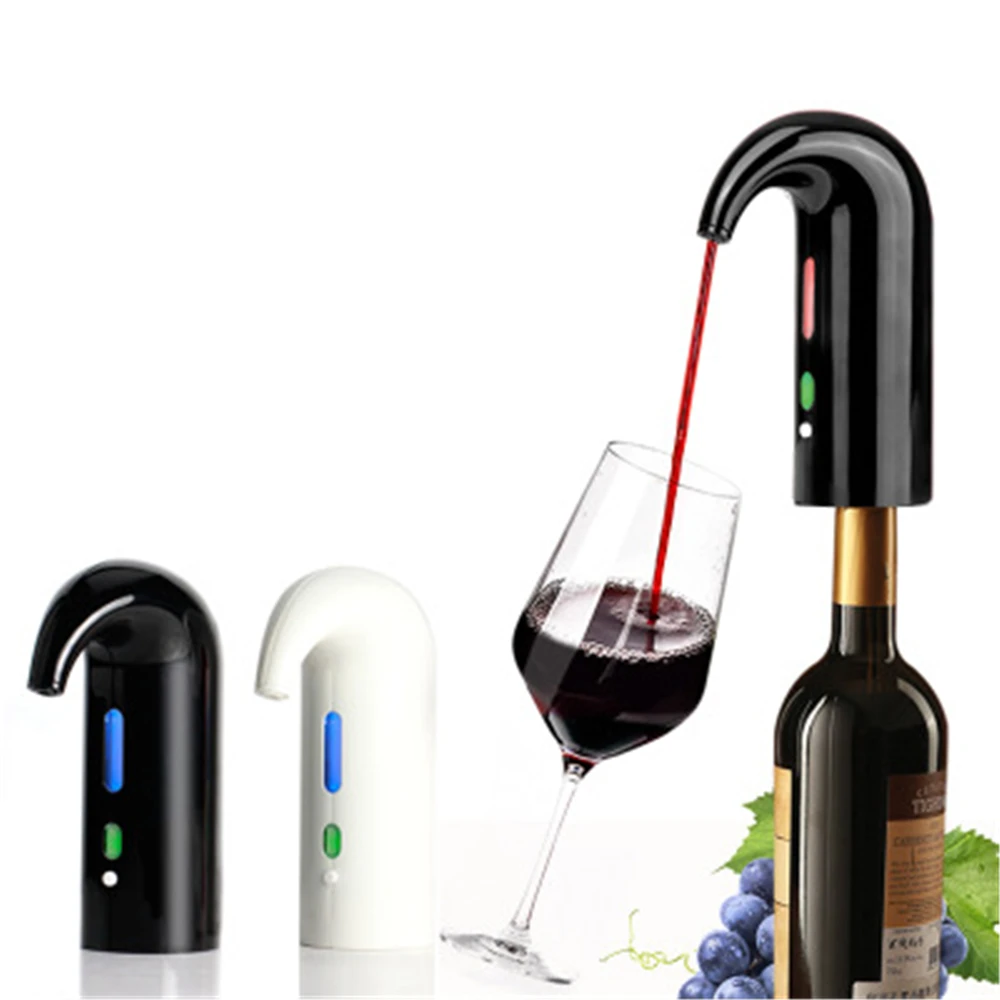 Usb Auto Sidro Decanter Aeratore Elettrico Per Vino Usb Whisky Versatore Dispenser Strumenti Portatile Veloce Whisky Decanter Per Regali Uomo