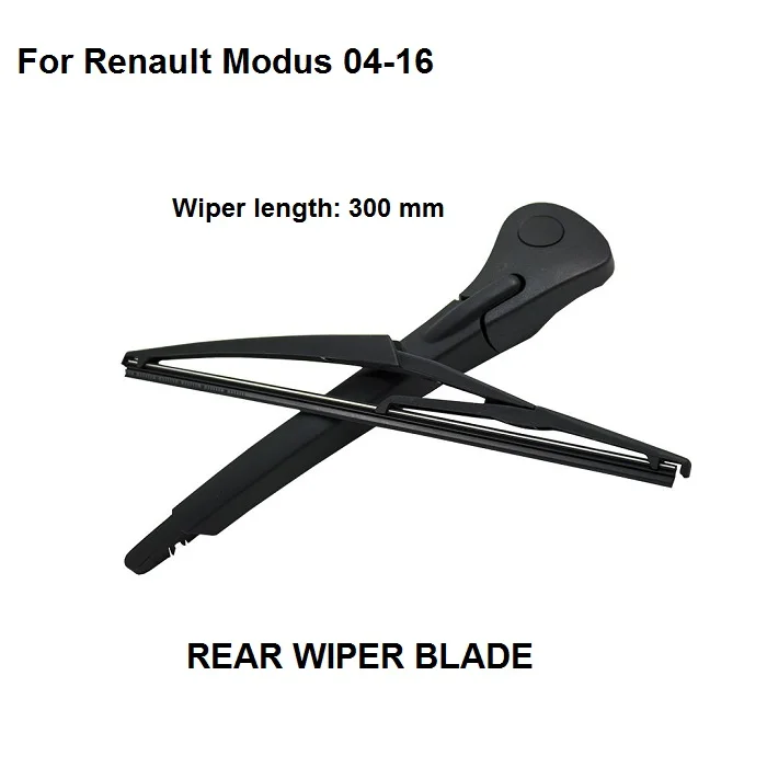Oe #7701066143 Per Renault Modus 2004-2016 Posteriore Parabrezza Tergicristallo Braccio E Wiper Blade Set 305Mm Nuovo