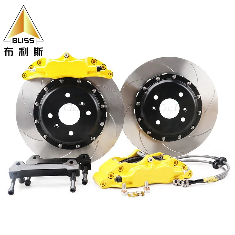 Brakesystem 300Mm 330Mm 345Mm Alluminio Modificato 4 Pot Brake Ap 5200 Sport Racing Pinza Freno 4 Pistone Grande Kit Freno