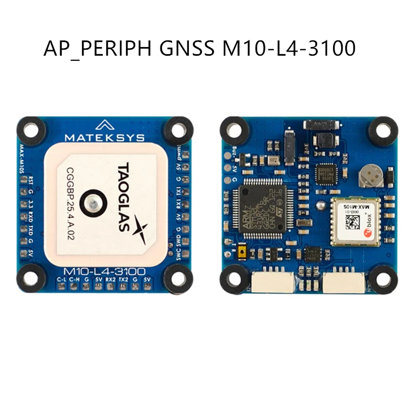 Matek Systems Ap_Perph M10-L4-3100 Gps Gnss U-Blox Max-M10S Con Sensore Airspeed Spl06-001 Modulo Per Rc Fpv Racing Drone